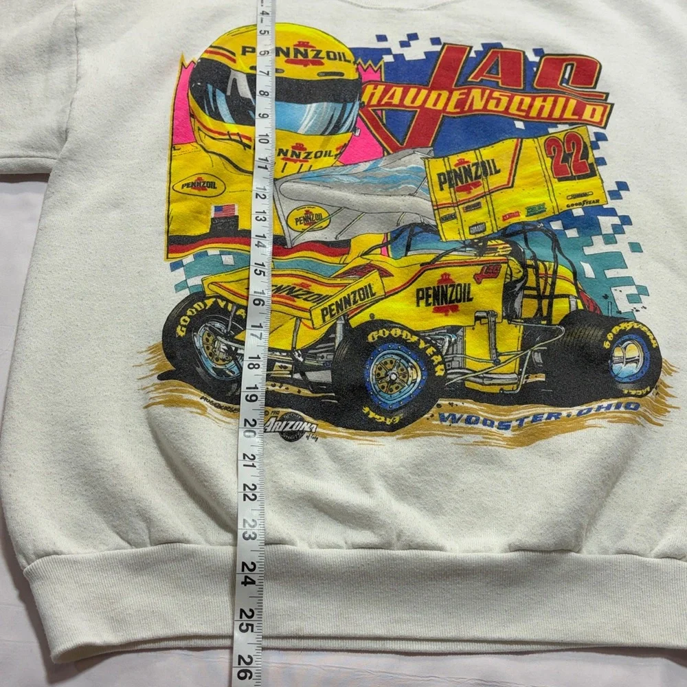 Vintage 90s Pennzoil Racing shirts Lot of 2 Front & Back Graphics Midget racing - Picture 13 of 16